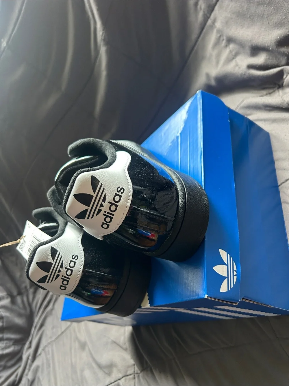 adidas Black & White Superstar II Men's Sneakers